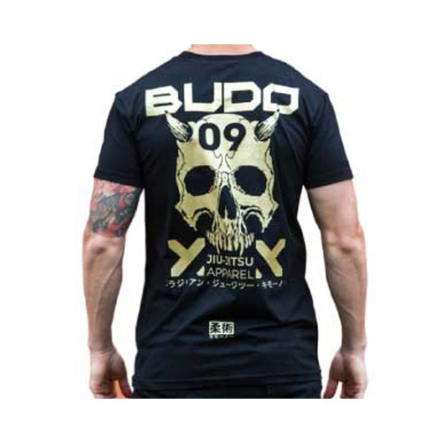 Budo Cyber T Shirt Black Gold - The Fight Factory