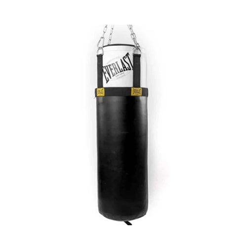 Everlast 1910 100LB Heavy Bag - Black/White - Pick up only - The Fight Factory