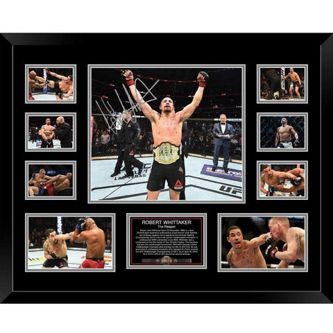 Robert Whittaker The Reaper UFC Signed Photo Framed Limited Edition
