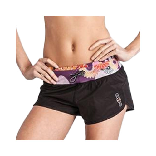 Grips Womens Functional Training Shorts Flower Power - The Fight Factory