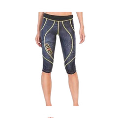 Grips Womens Short Athletic Leggings Grey Magma - The Fight Factory