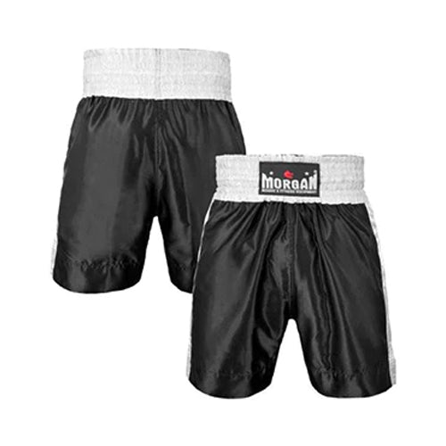 Morgan Boxing Shorts Black - The Fight Factory