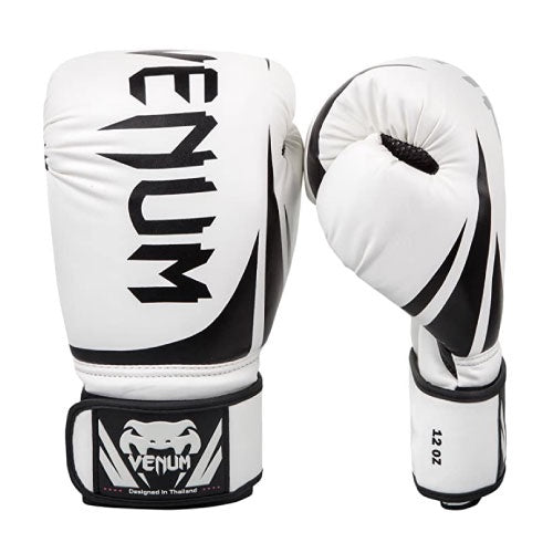 Venum Challenger 2.0 Boxing Gloves - White/Black - The Fight Factory