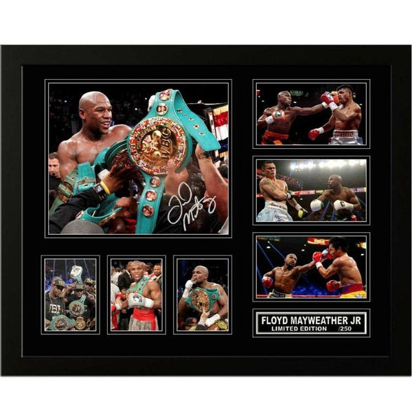 Floyd Mayweather Signed Photo Framed Limited Edition - The Fight Factory