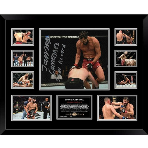 Jorge Masvidal BMF Champion Signed Photo Framed Limited Edition - The Fight Factory
