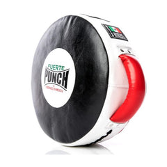 Punch Boxing Mexican Round Shield RED Soft/ BLK Hard