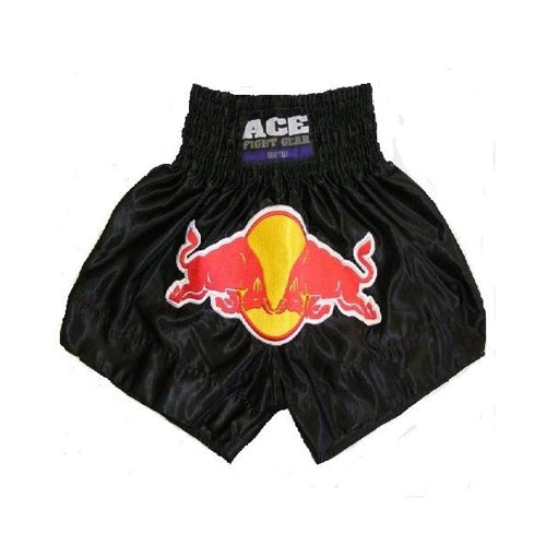 Ace Red Bull Muay Thai Shorts - The Fight Factory