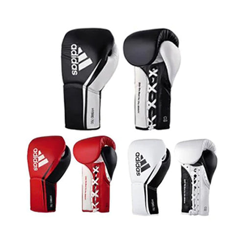 Adidas Hybrid 750 Pro Fight Lace Up Boxing Gloves