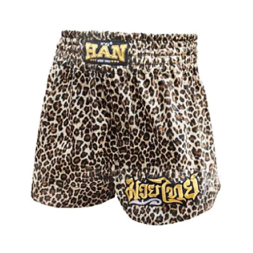 Han Leopard Muay Thai Shorts - The Fight Factory