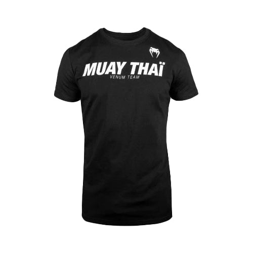 Venum Muay Thai Vt T-shirt - Black/White - The Fight Factory