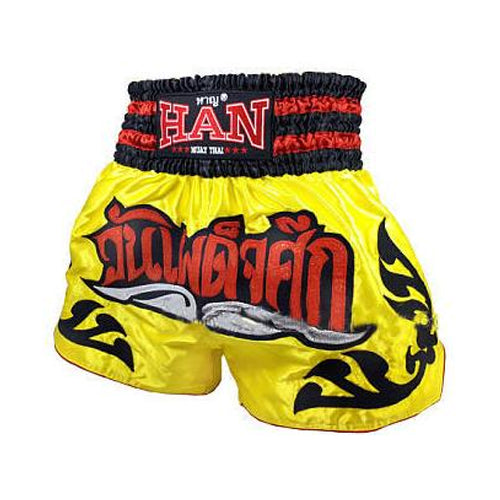 Han Muay Thai shorts The Showdown - Yellow