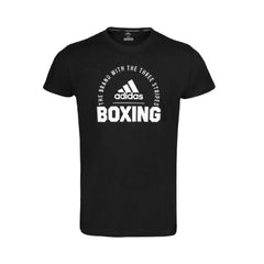Adidas Boxing Community T Shirt - Black - The Fight Factory