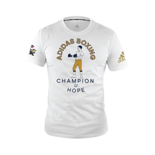Adidas WBC Boxer T-Shirt – White - The Fight Factory