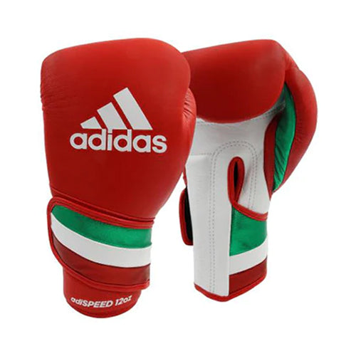 Adidas Adispeed Boxing Gloves Hook and Loop Red - The Fight Factory
