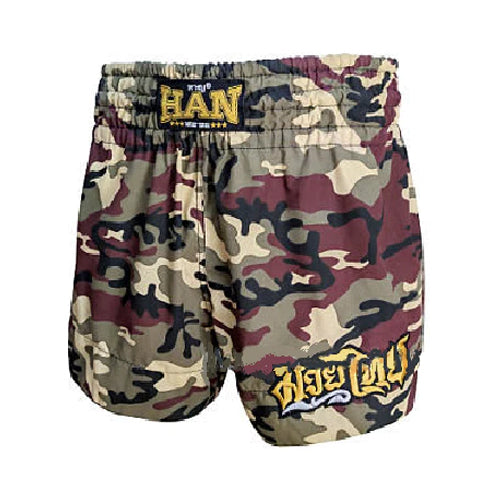 Han Muay Thai Shorts Camouflage - The Fight Factory