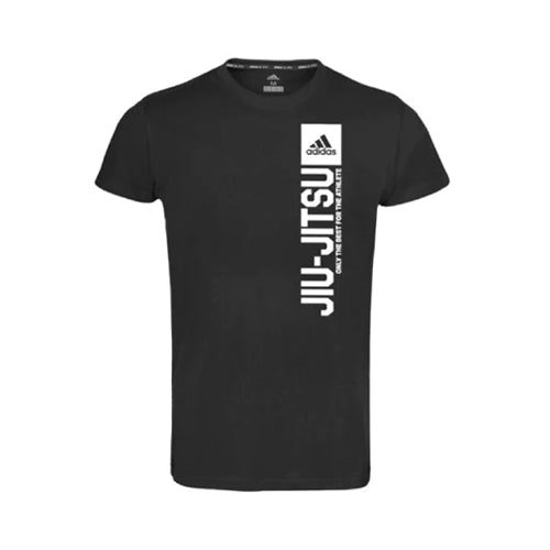 Adidas Vertical Jiu Jitsu T-Shirt – Black - The Fight Factory