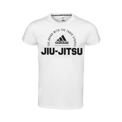 Adidas Community Jiu Jitsu T-Shirt – White - The Fight Factory