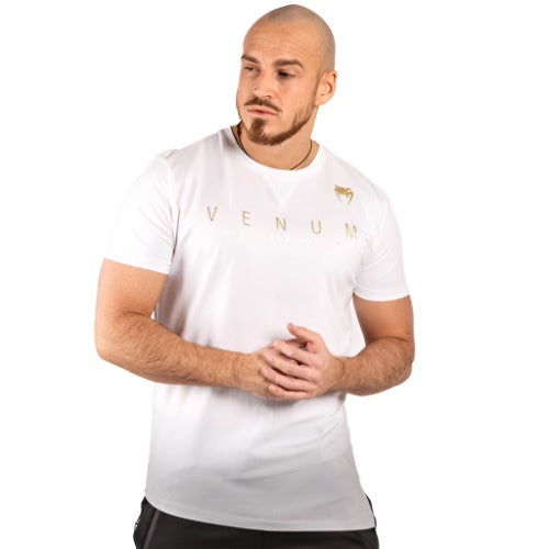 Venum LiveYourVision T-Shirt - White/Black - The Fight Factory
