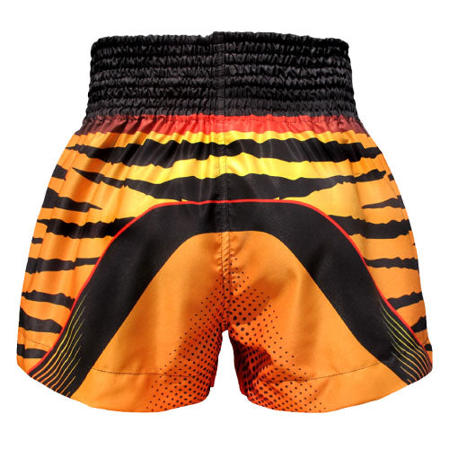 TUFF Orange Cruel Tiger Thai Boxing Shorts