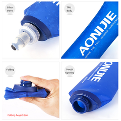 Aonijie Folding Collapsible Soft Flask Water Bottle - The Fight Factory