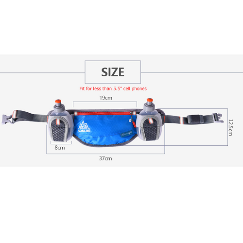 Aonijie Running Hydration Belt With 2 Bottles - The Fight Factory