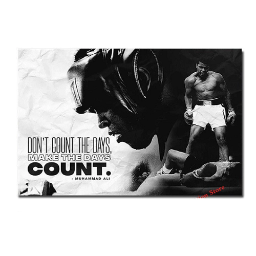 Ali Inspirational Quotes Canvas Range - The Fight Factory