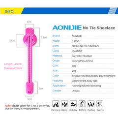 Aonijie No Tie Shoe Lock Laces One Pair - The Fight Factory