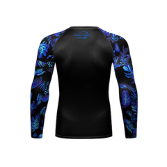 CL Sport Tropics Rashguard Long Sleeve Blue - The Fight Factory