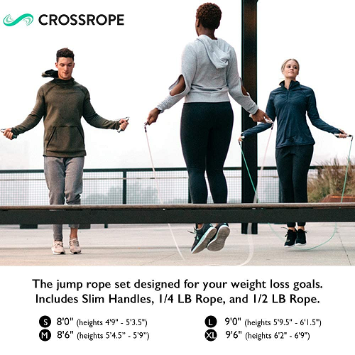 Crossrope Get Lean Weighted Jump Rope - The Fight Factory