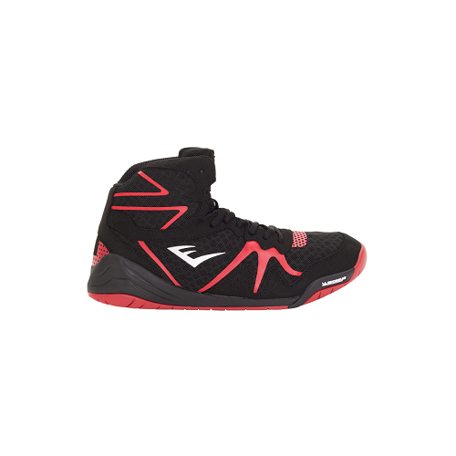 Everlast Pivt Low Top Boxing Boots Black/Red - The Fight Factory