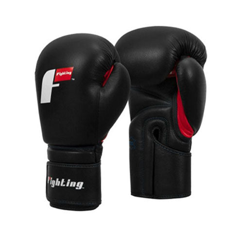Fighting Leather Training Gloves Black