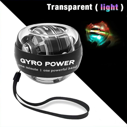 Gyro Ball Powerball Translucent With Lights - The Fight Factory