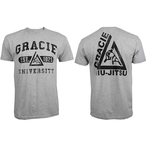 Gracie Jiu Jitsu University T Shirt - The Fight Factory