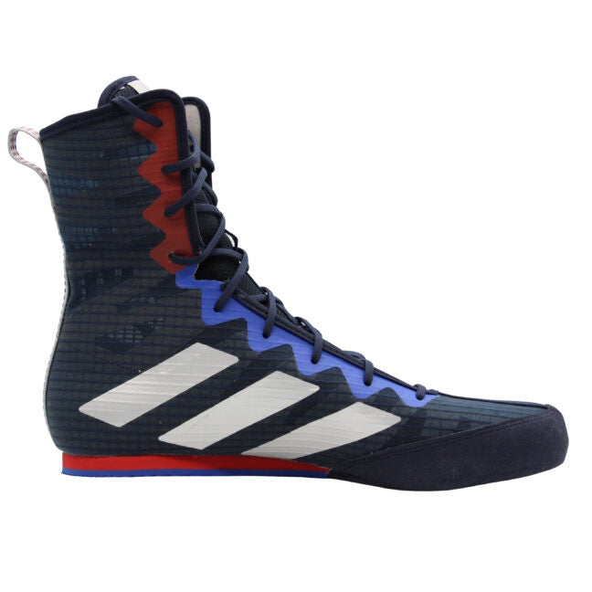Adidas Box Hog 4 Boxing Shoes Boots - Legend Ink Silver Grey