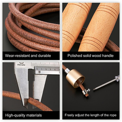Leather Adjustable Jump Rope