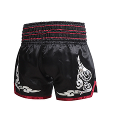 Another Boxer Muay Thai Shorts Black Red - The Fight Factory