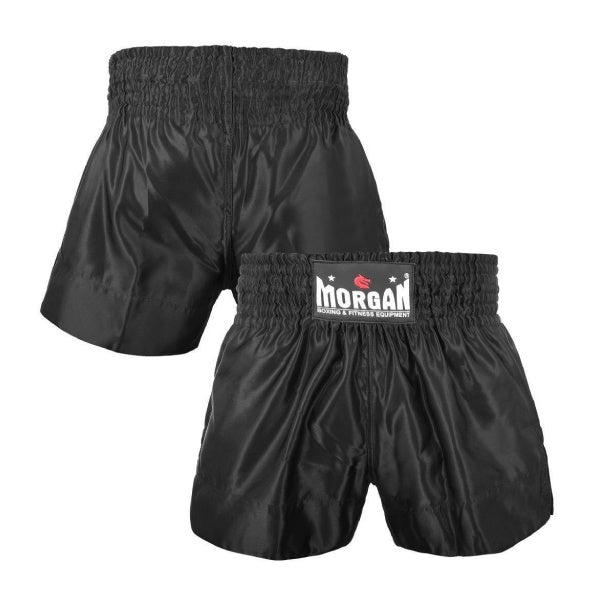 Morgan Muay Thai Shorts Plain Black