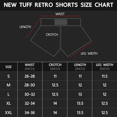 TUFF Furious Tiger Retro Muay Thai Shorts
