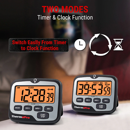 Thermo Pro Edge Digital Countdown Round Timer