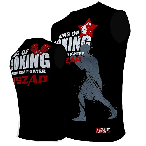 VSZAP Boxing King Of Sleeveless T Shirt