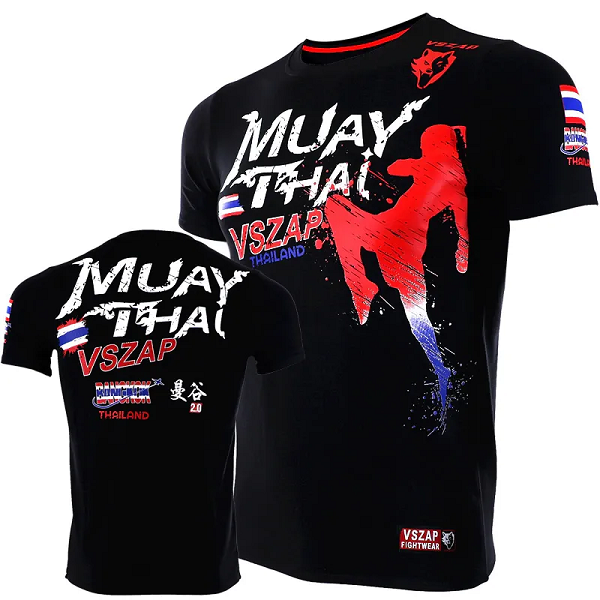 VSZAP Muay Thai Thailand Lightweight Breathable Training Shirt