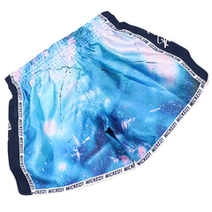 Wicked One Blue Print Muay Thai Shorts - The Fight Factory