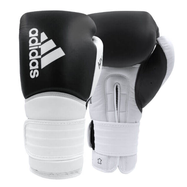 Adidas Hybrid 300 Boxing Gloves - Black/White