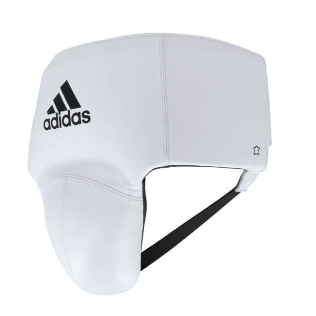 Adidas Adistar Pro Boxing Groin Guard - White - The Fight Factory