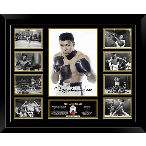 Muhammad Ali Signed Photo Frame Limited Edition