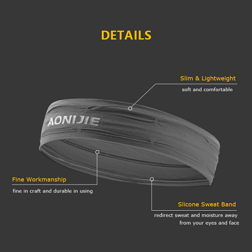 Aonijie Head & Sweat Bands Aonijie Springy Sweat Headband