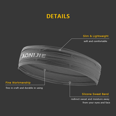 Aonijie Head & Sweat Bands Aonijie Springy Sweat Headband