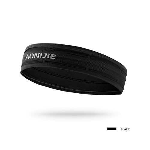 Aonijie Head & Sweat Bands Black Aonijie Springy Sweat Headband
