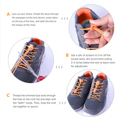 Aonijie Running Accessories Aonijie No Tie Shoe Lock Laces One Pair