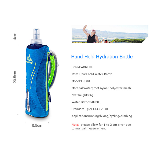 Aonijie Running Accessories Aonijie Running Hand-held Water Bottle Storage